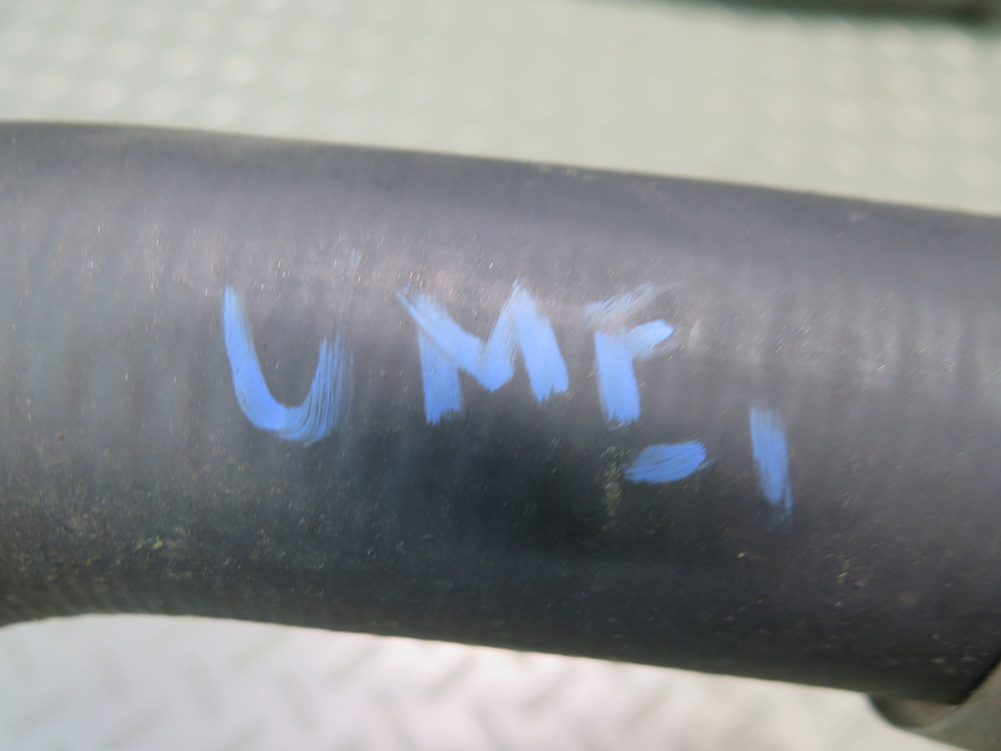 75-76 Mercedes W115 300D Set of 2 Engine Radiator Coolant Hose Pipe OEM