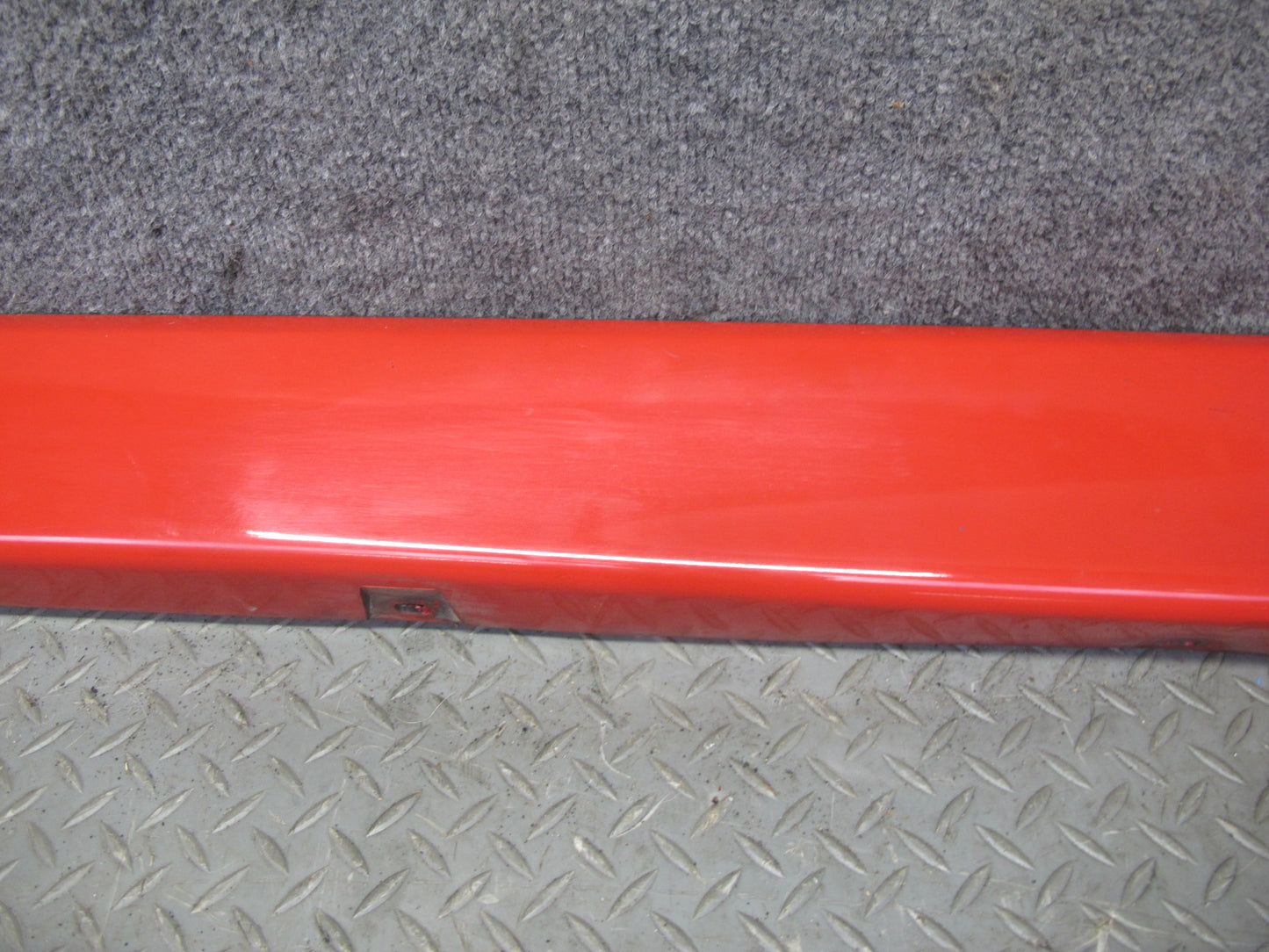 95-99 BMW E36 318ti Compact Set of 2 Side Skirt Rocker Panel Molding RED OEM