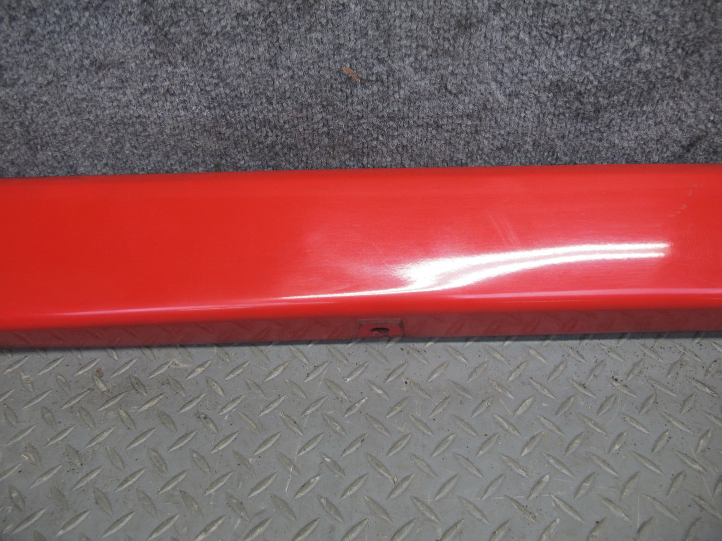 95-99 BMW E36 318ti Compact Set of 2 Side Skirt Rocker Panel Molding RED OEM