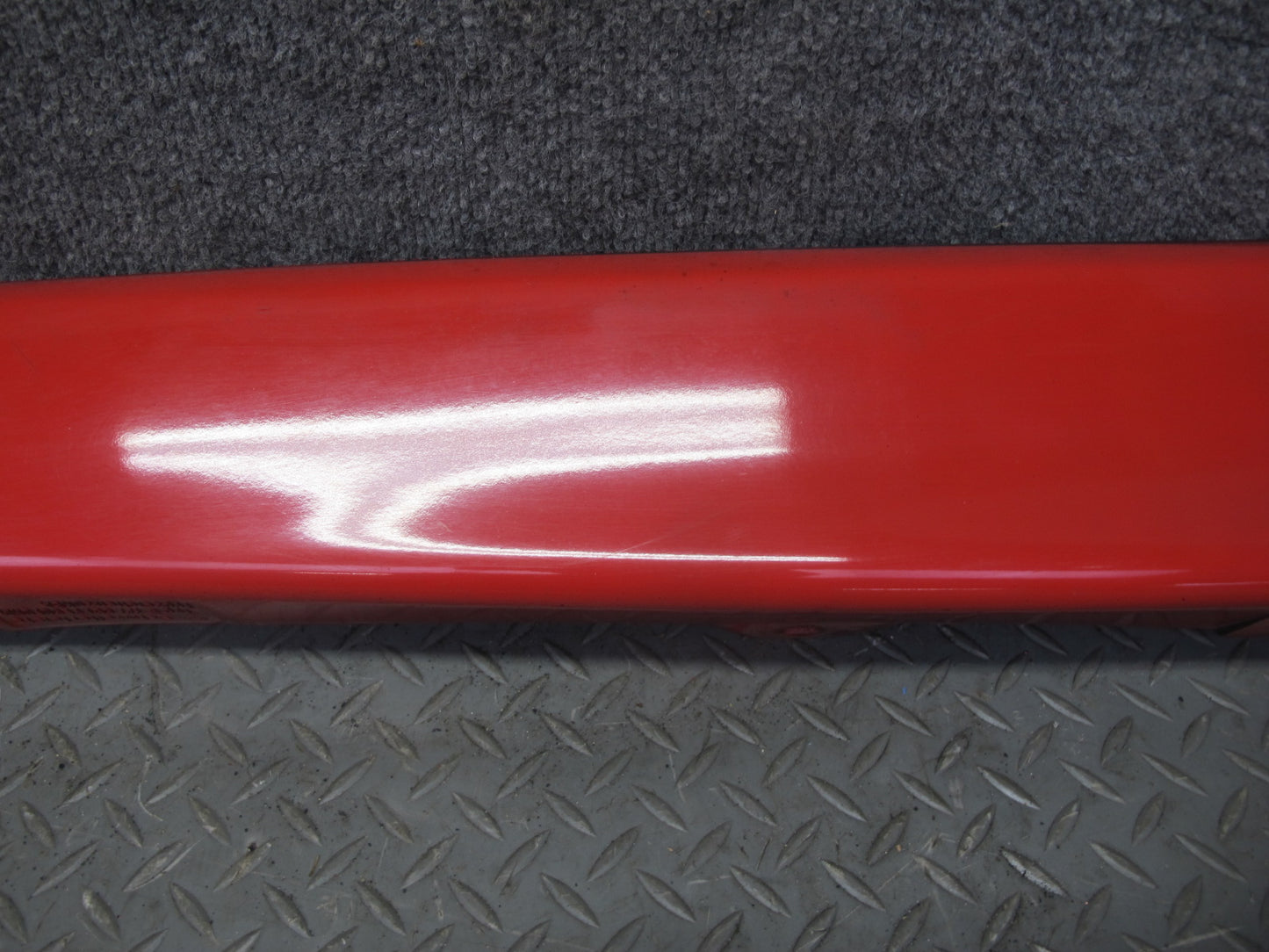 95-99 BMW E36 318ti Compact Set of 2 Side Skirt Rocker Panel Molding RED OEM
