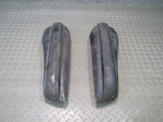 75-76 Mercedes W115 Front Left & Right Bumper Corner Rubber END Trim Set OEM