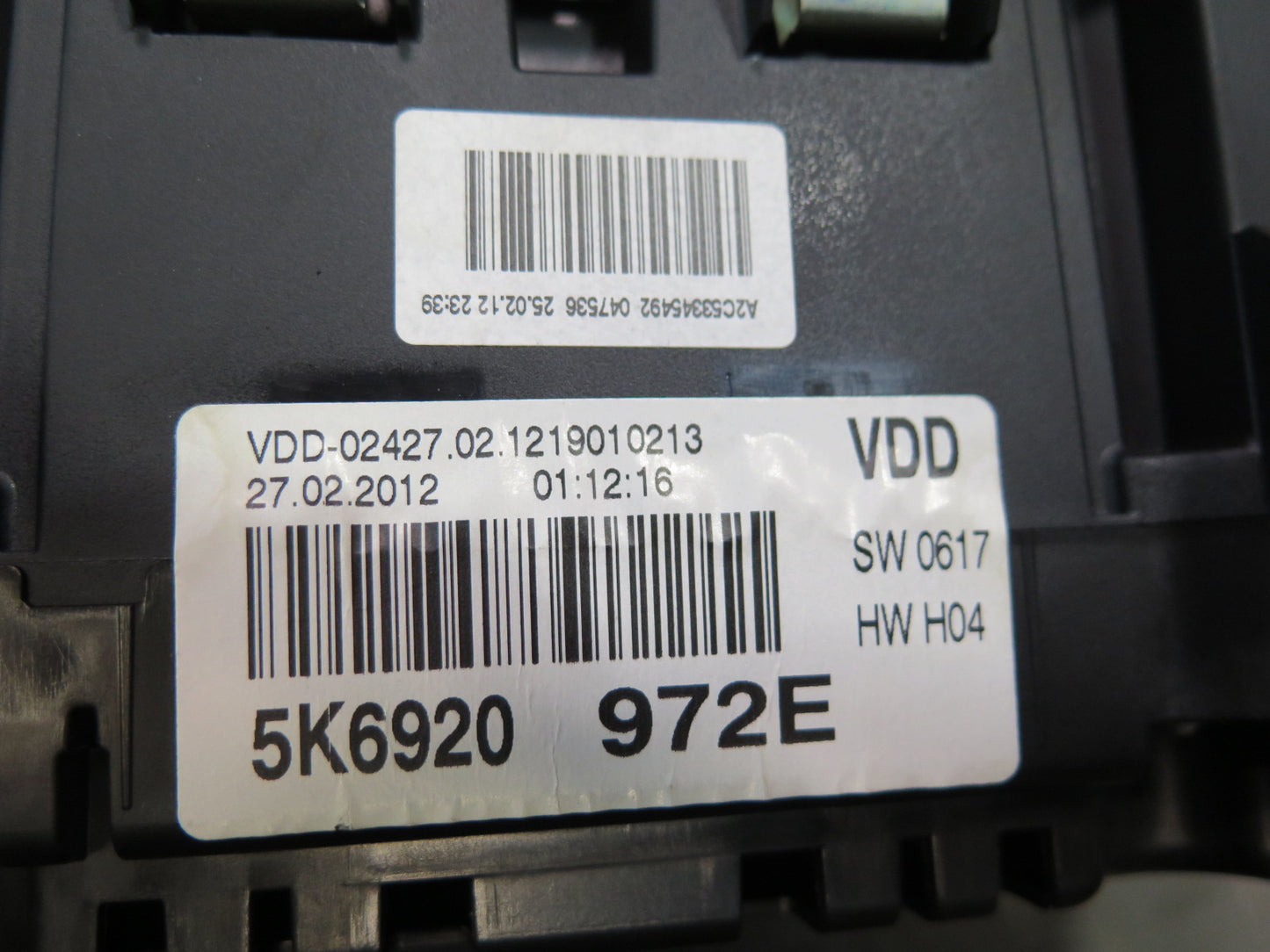 2012 VW Golf MK6 R 2.0L AWD M/T 4-DOOR ECU ECM BCM Speedo Immo Ring Lock KEY Set