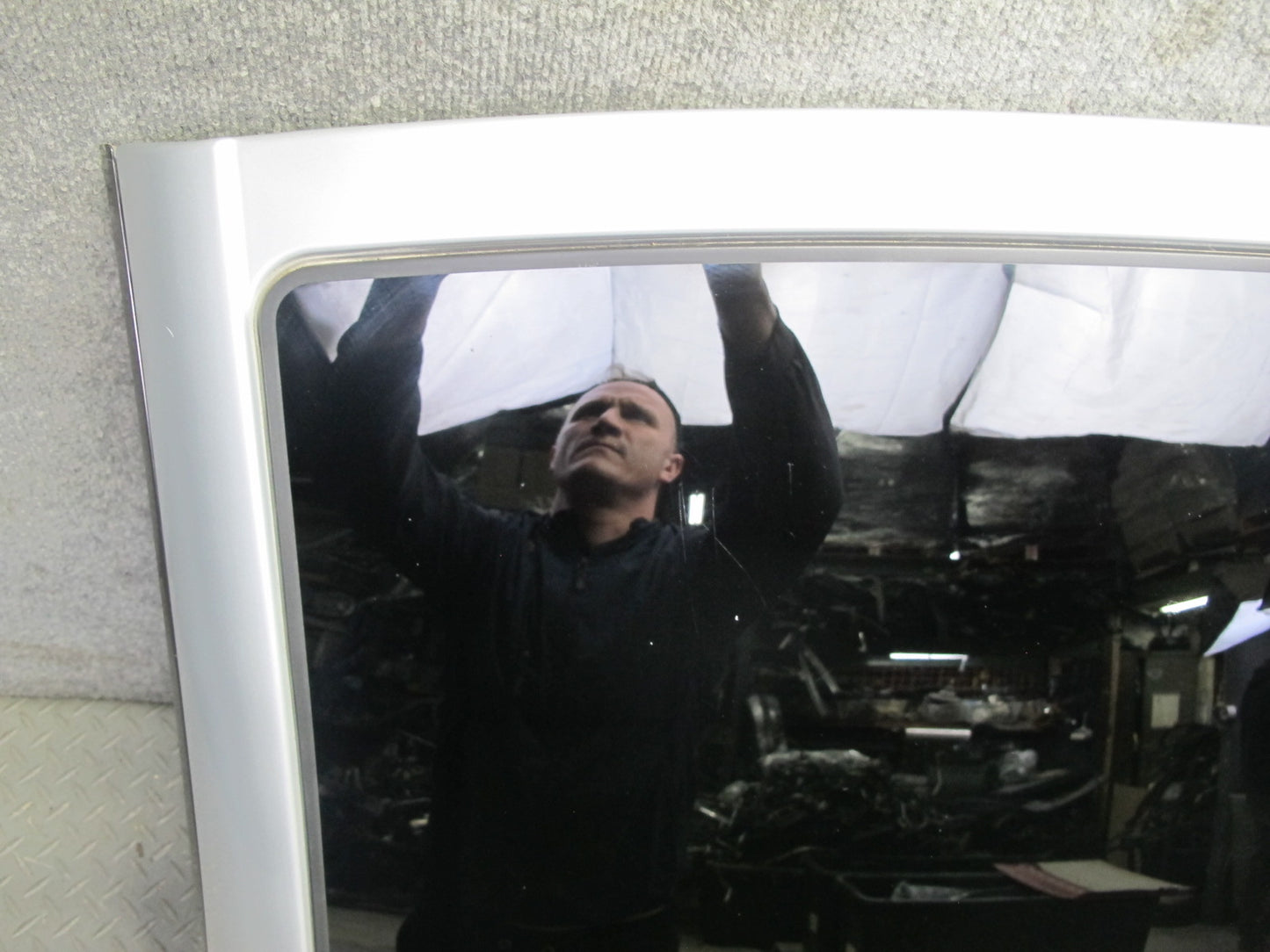03-12 Mercedes R230 Sl-class Front Panoramic Roof TOP Glass Panel Silver OEM