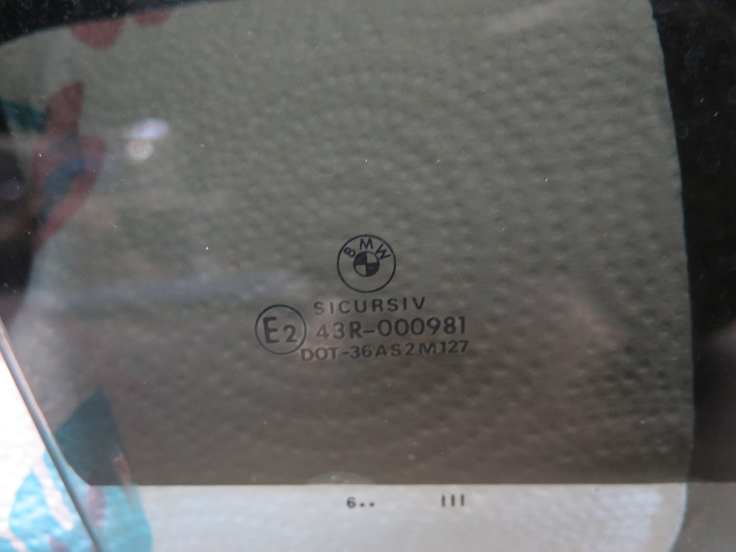 95-99 BMW E36 318ti Compact Right Door Glass Window OEM