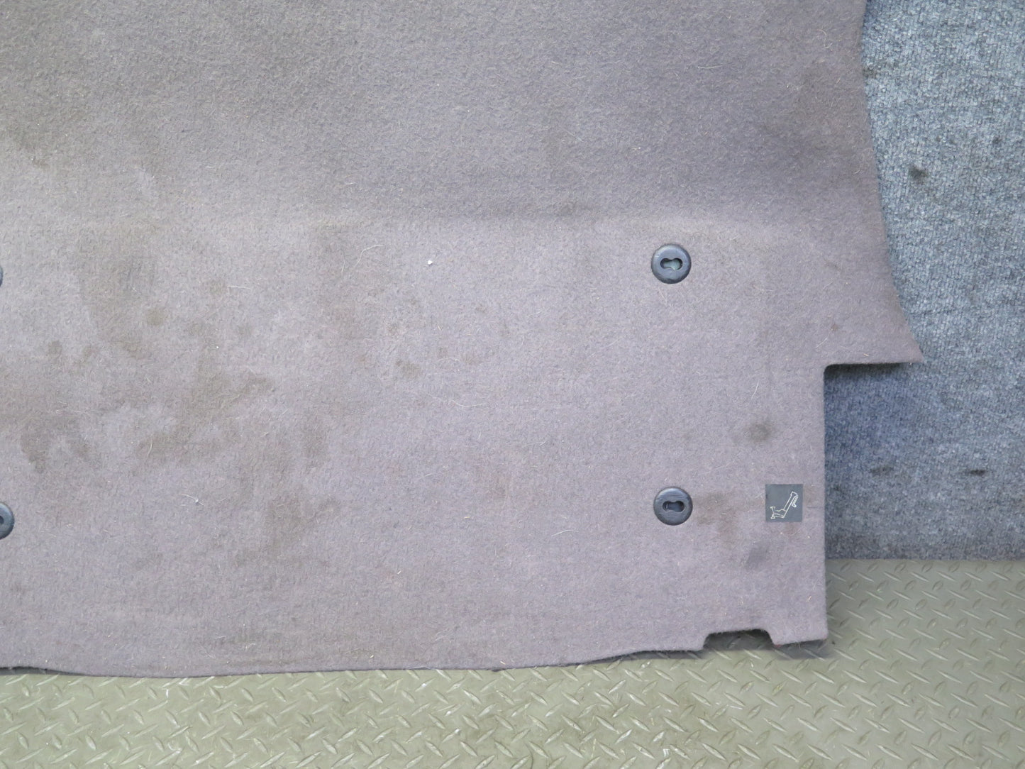 95-99 BMW E36 318ti Compact Rear Trunk Carpet Liner Trim Panel Set OEM
