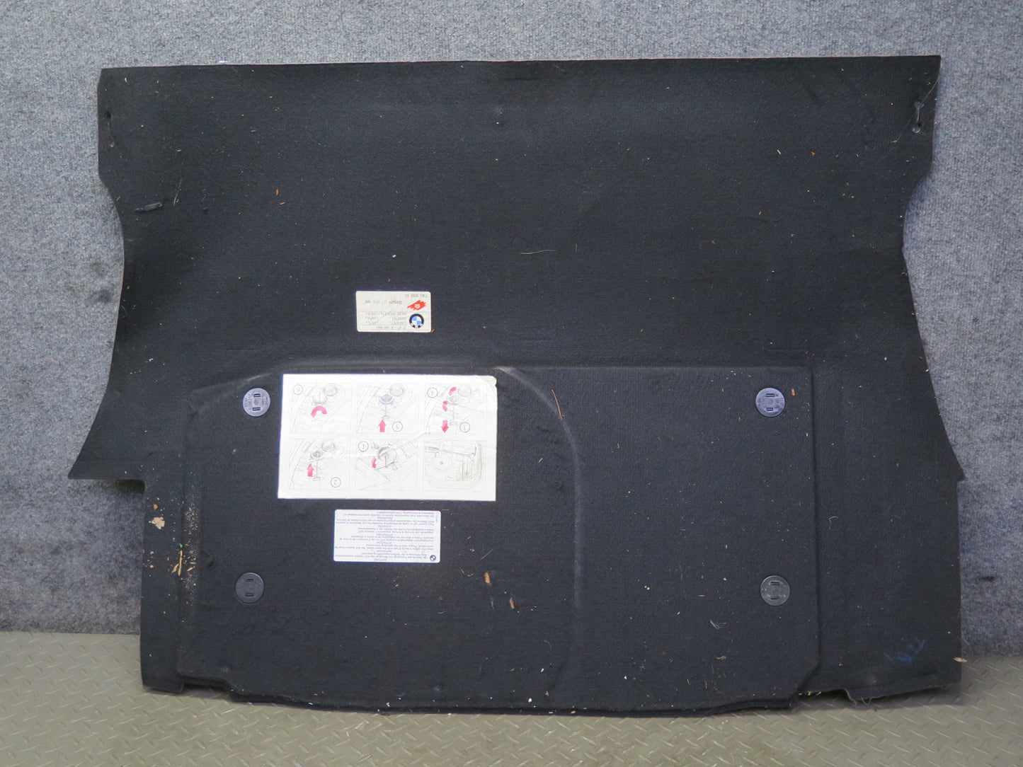 95-99 BMW E36 318ti Compact Rear Trunk Carpet Liner Trim Panel Set OEM