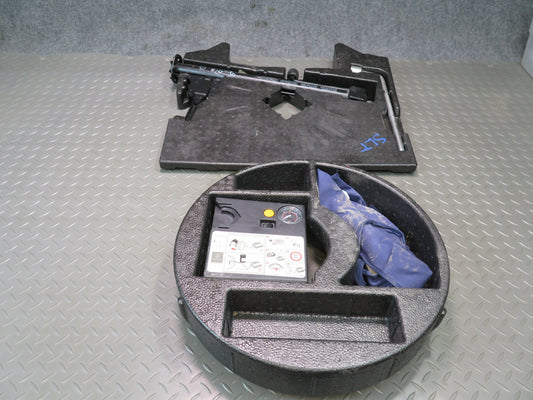 03-12 Mercedes R230 Emergency Spare Tire Lift Jack & Wrench W/ Foam Set OEM