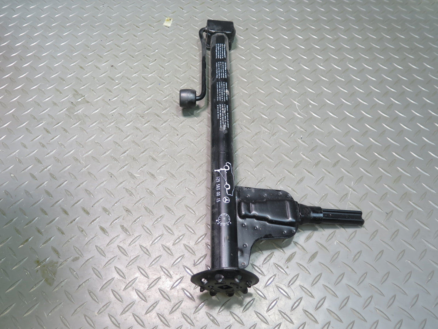 03-12 Mercedes R230 Emergency Spare Tire Lift Jack & Wrench W/ Foam Set OEM