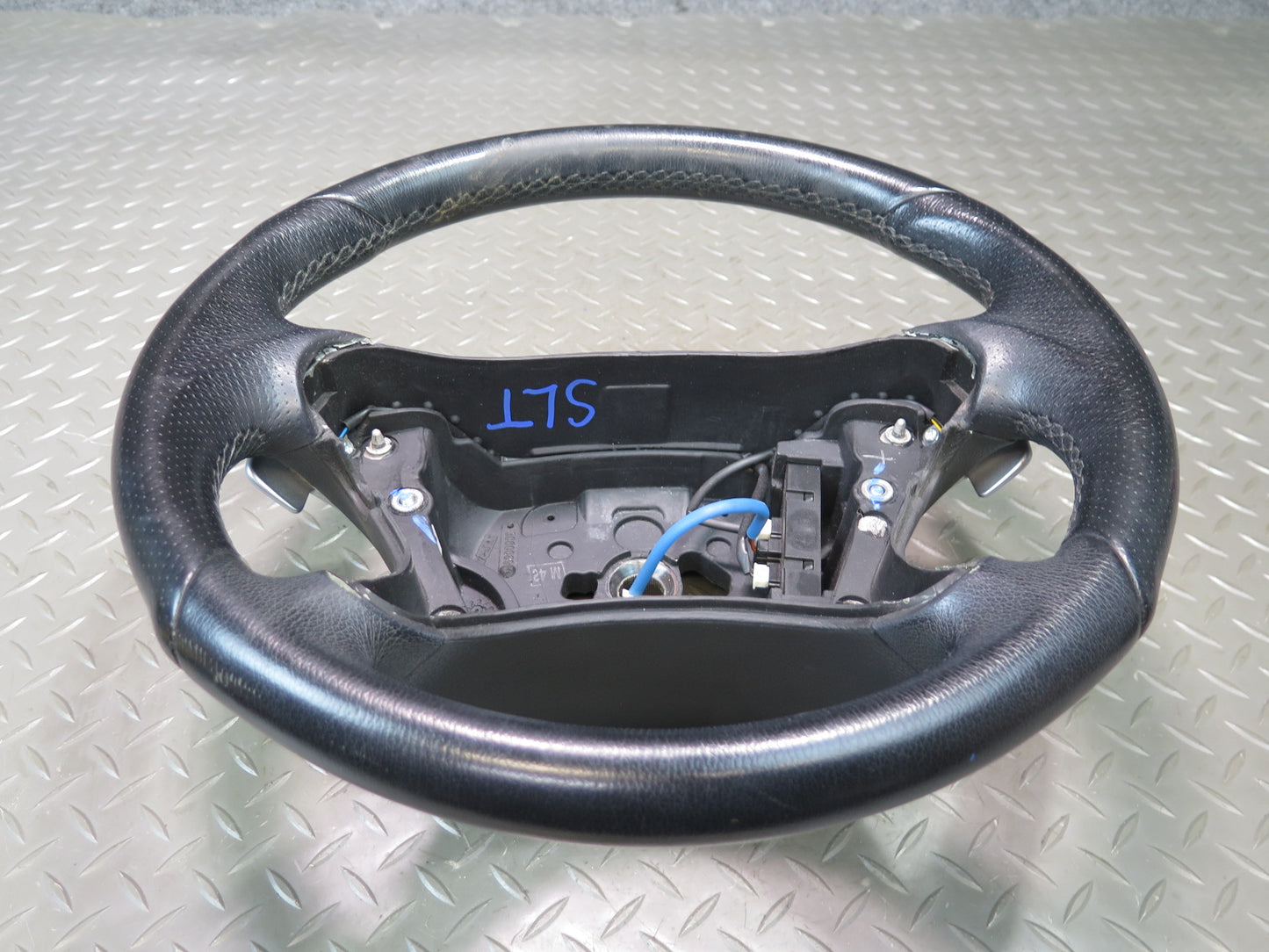 07-08 Mercedes R230 SL65 SL55 AMG Sport Leather Steering Black W/ Paddle OEM