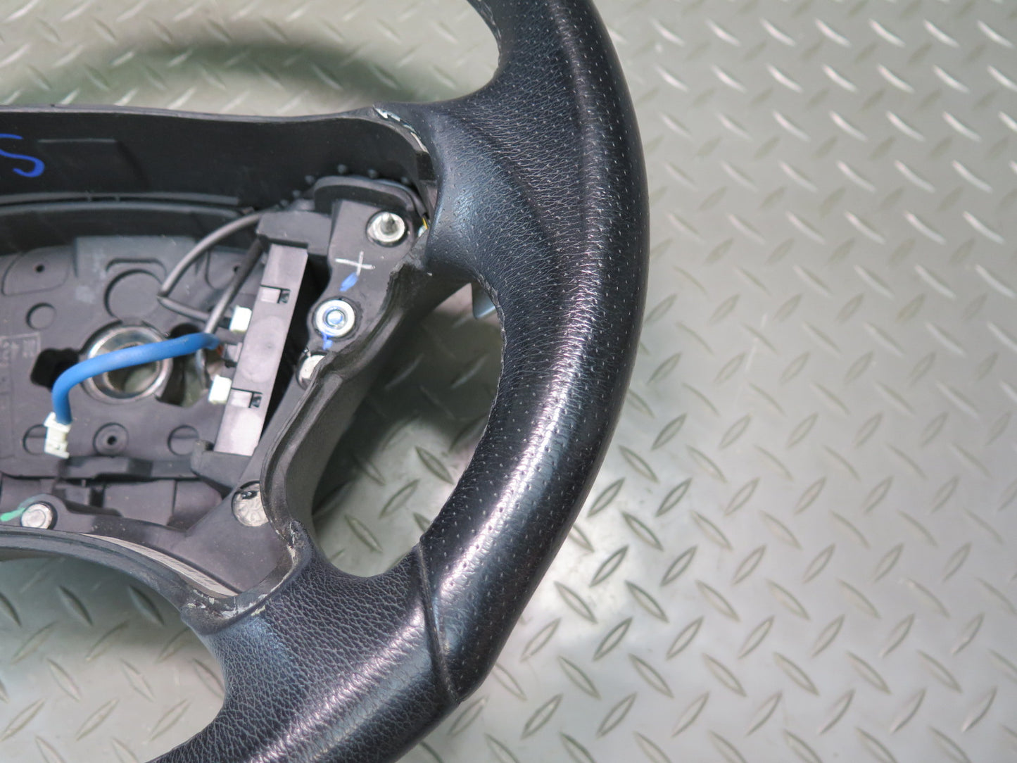 07-08 Mercedes R230 SL65 SL55 AMG Sport Leather Steering Black W/ Paddle OEM