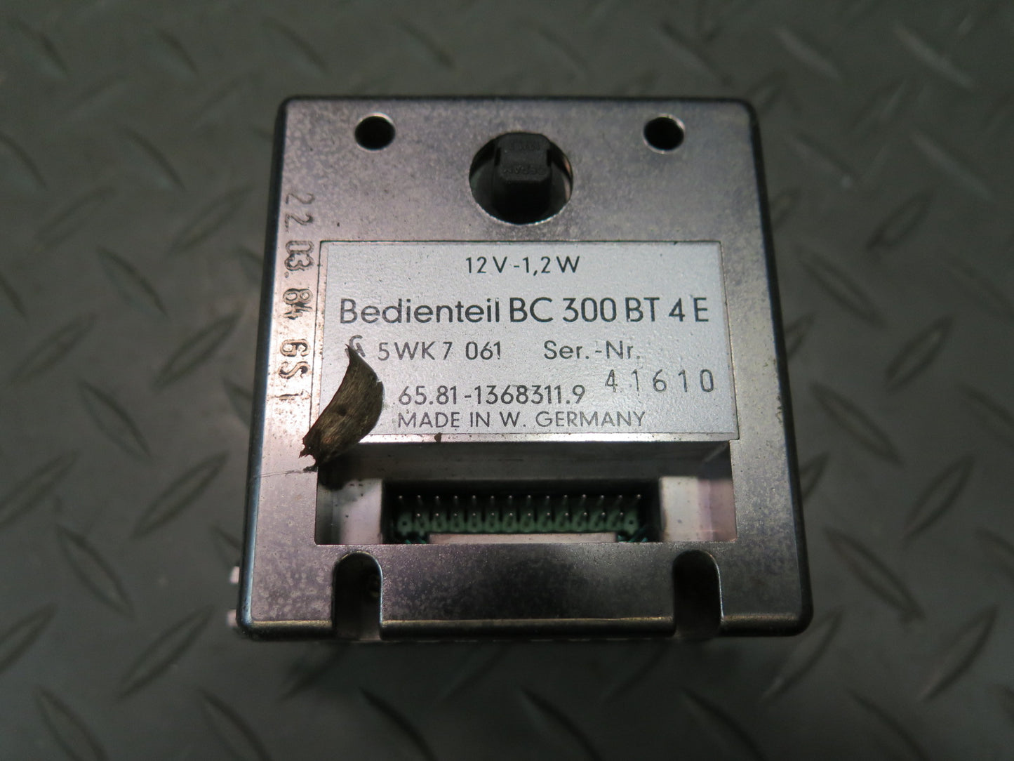 83-84 BMW E24 633CSi Input Unit OBC On-board Computer 1368311 OEM