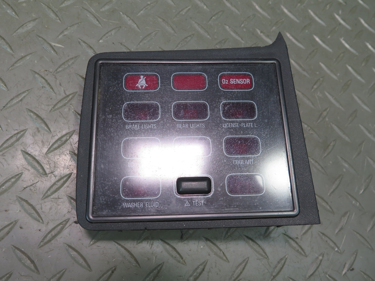 83-84 BMW E24 633CSi Check Control Panel 1371562 OEM