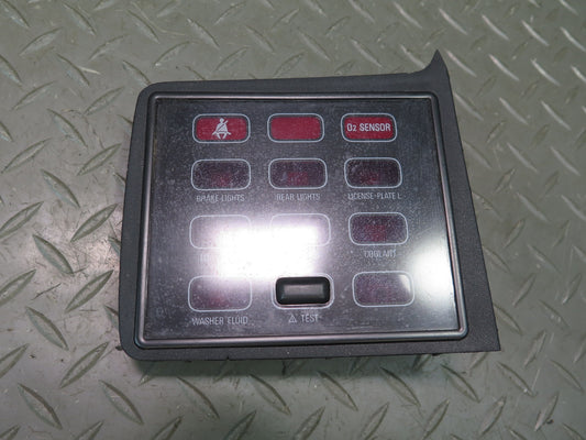 83-84 BMW E24 633CSi Check Control Panel 1371562 OEM