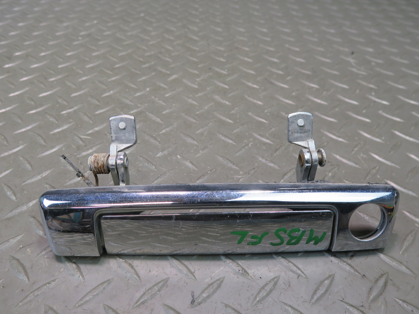 84-89 BMW E24 633CSI Front Left Exterior Door Handle Chrome OEM
