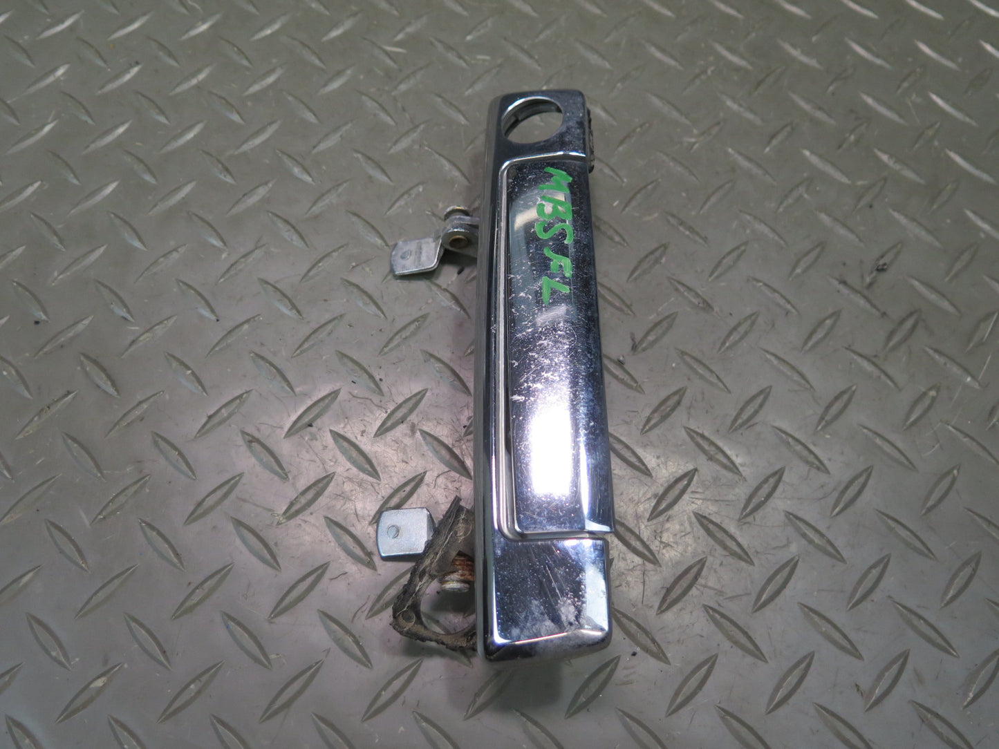 84-89 BMW E24 633CSI Front Left Exterior Door Handle Chrome OEM