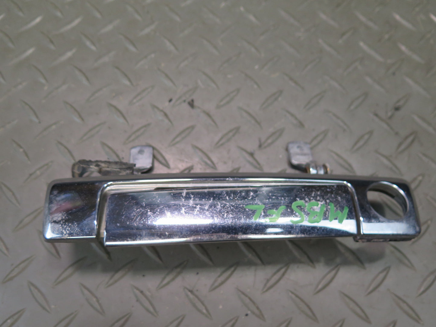 84-89 BMW E24 633CSI Front Left Exterior Door Handle Chrome OEM