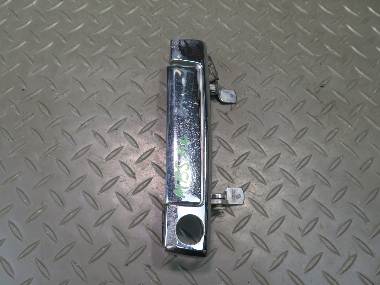 84-89 BMW E24 633CSI Front Left Exterior Door Handle Chrome OEM