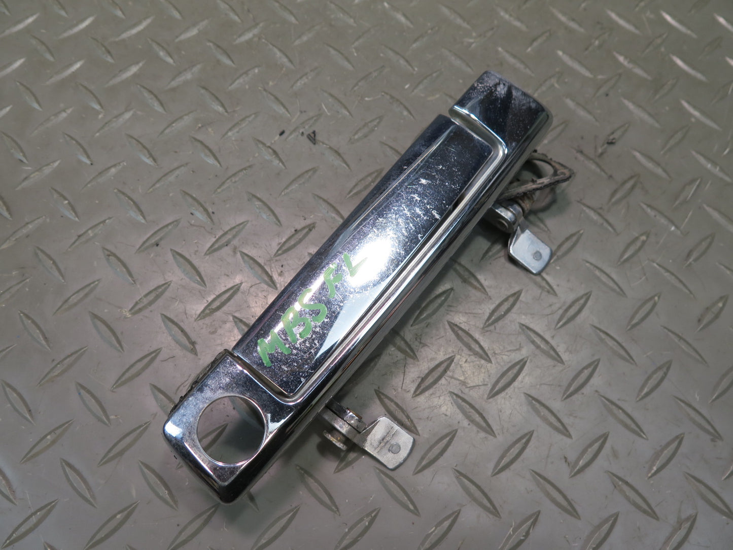 84-89 BMW E24 633CSI Front Left Exterior Door Handle Chrome OEM