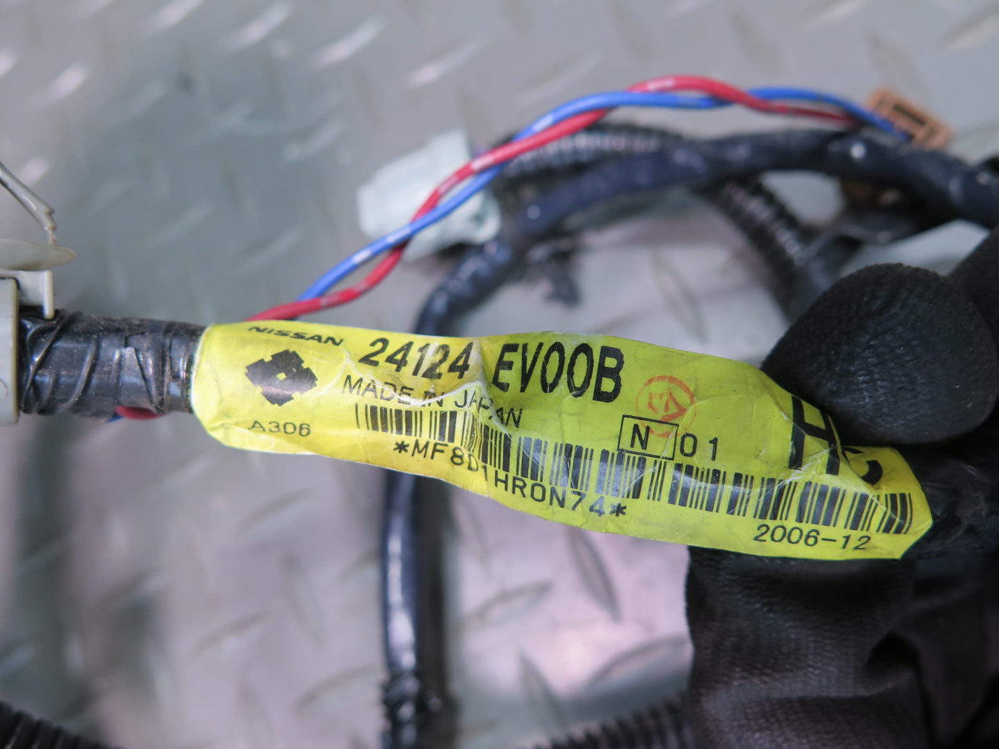 2007 Nissan 350Z Z33 Convertible Front Right Door Wire Wiring Harness OEM