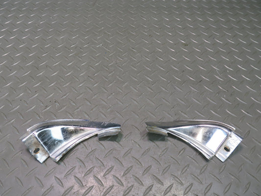 78-89 BMW E24 633CSI 635CSI Set of 2 Door Scuff Step Chrome Molding Cover OEM