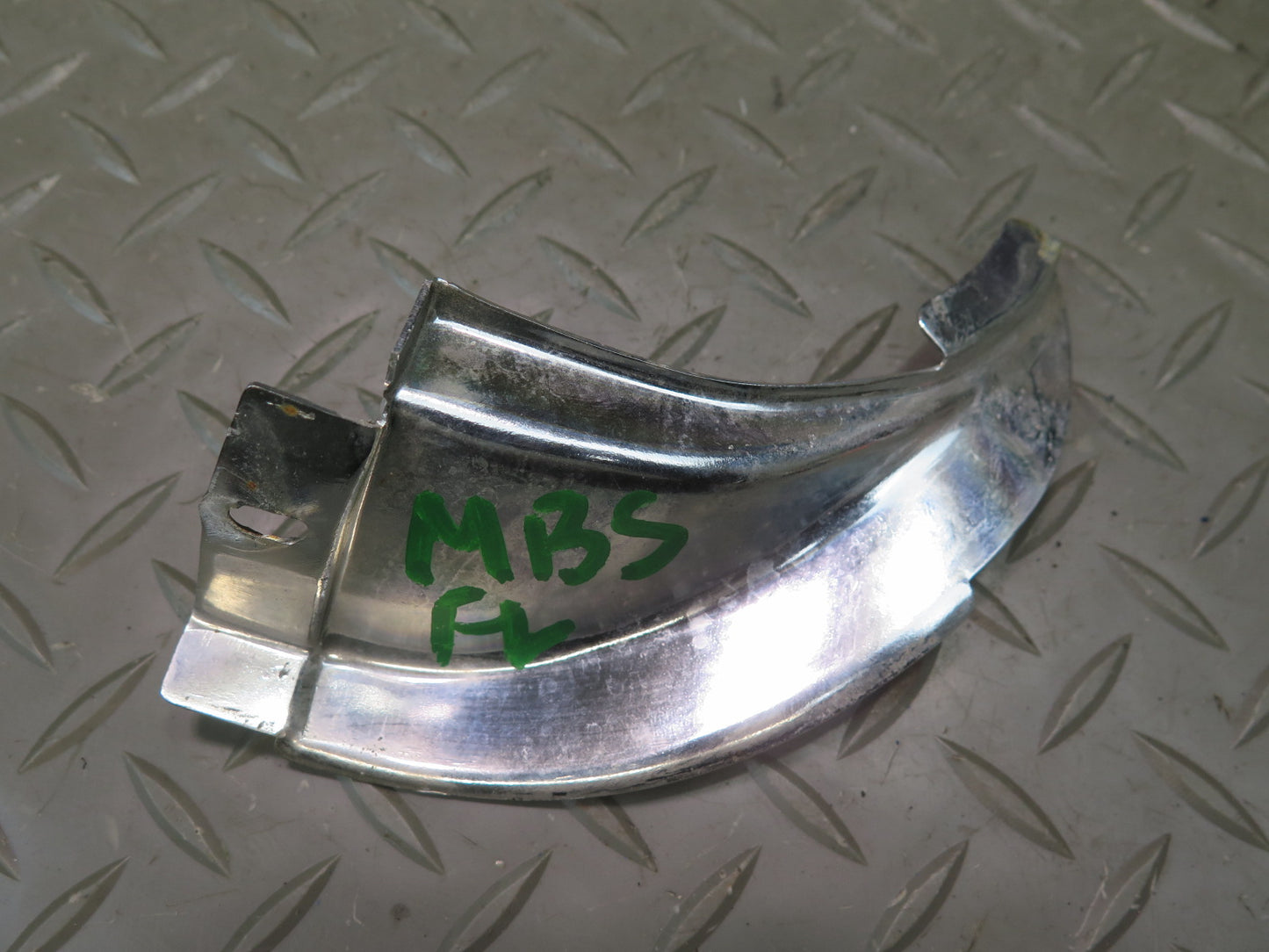 78-89 BMW E24 633CSI 635CSI Set of 2 Door Scuff Step Chrome Molding Cover OEM