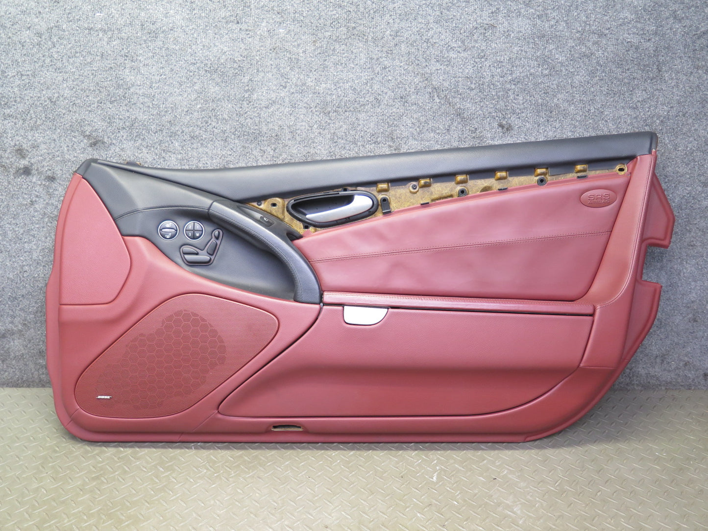 03-08 Mercedes R230 Sl-class Right Side Door Interior Trim Cover Panel RED OEM