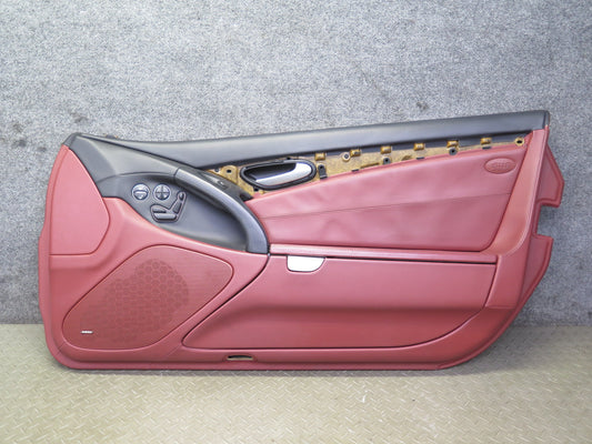 03-08 Mercedes R230 Sl-class Right Side Door Interior Trim Cover Panel RED OEM
