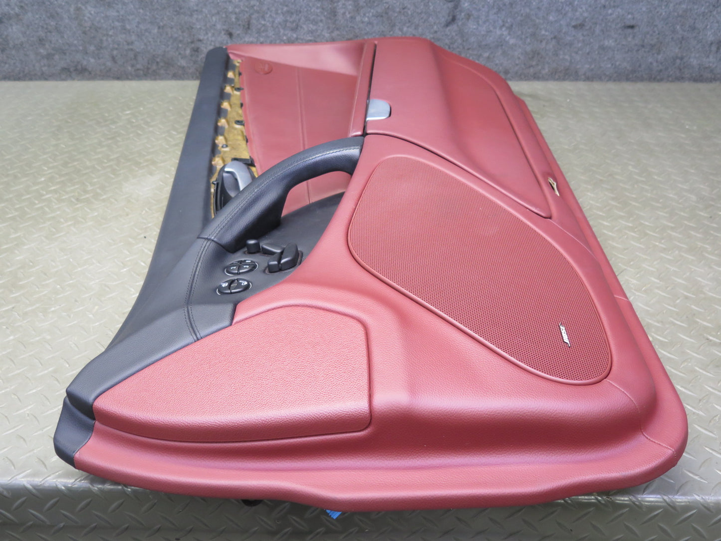 03-08 Mercedes R230 Sl-class Right Side Door Interior Trim Cover Panel RED OEM
