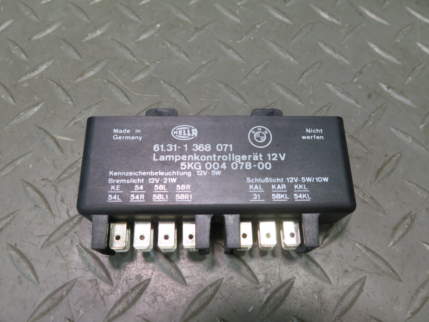 83-84 BMW E24 633CSi Check Light Control Module 1368071 OEM