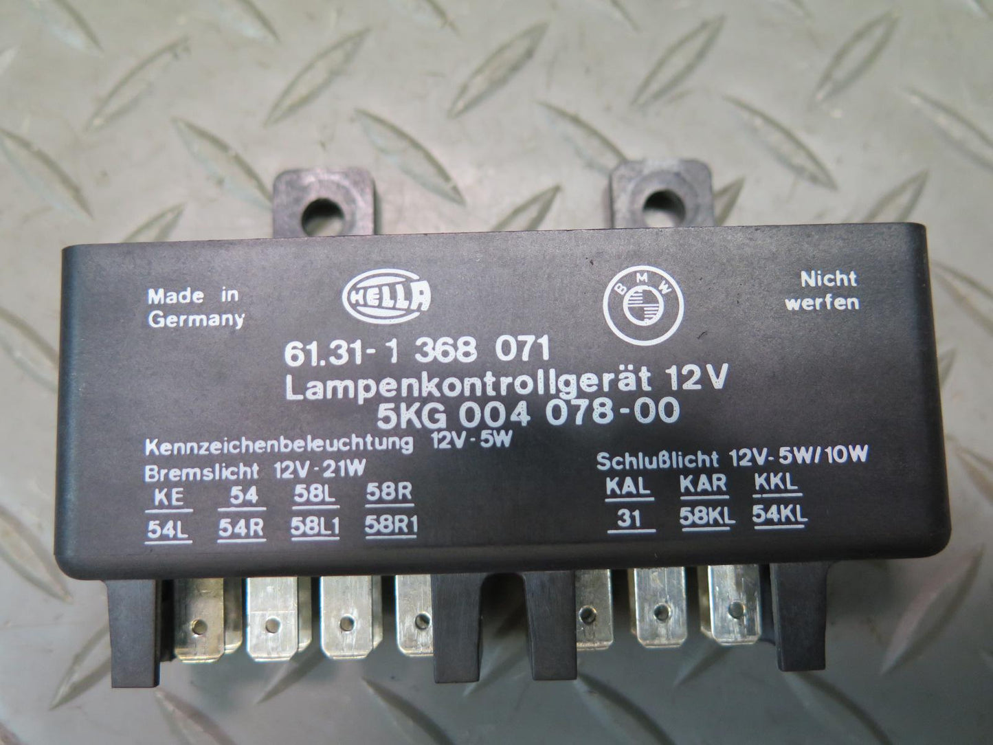 83-84 BMW E24 633CSi Check Light Control Module 1368071 OEM