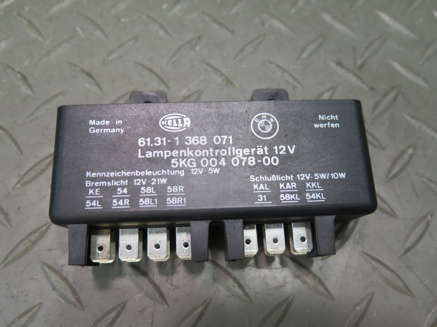 83-84 BMW E24 633CSi Check Light Control Module 1368071 OEM