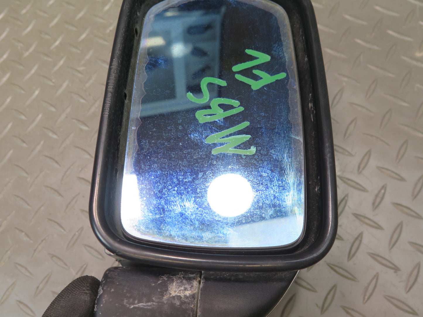 80-89 BMW E24 633CSI 635CSI Left Door Side View Heated Power Mirror Chrome OEM