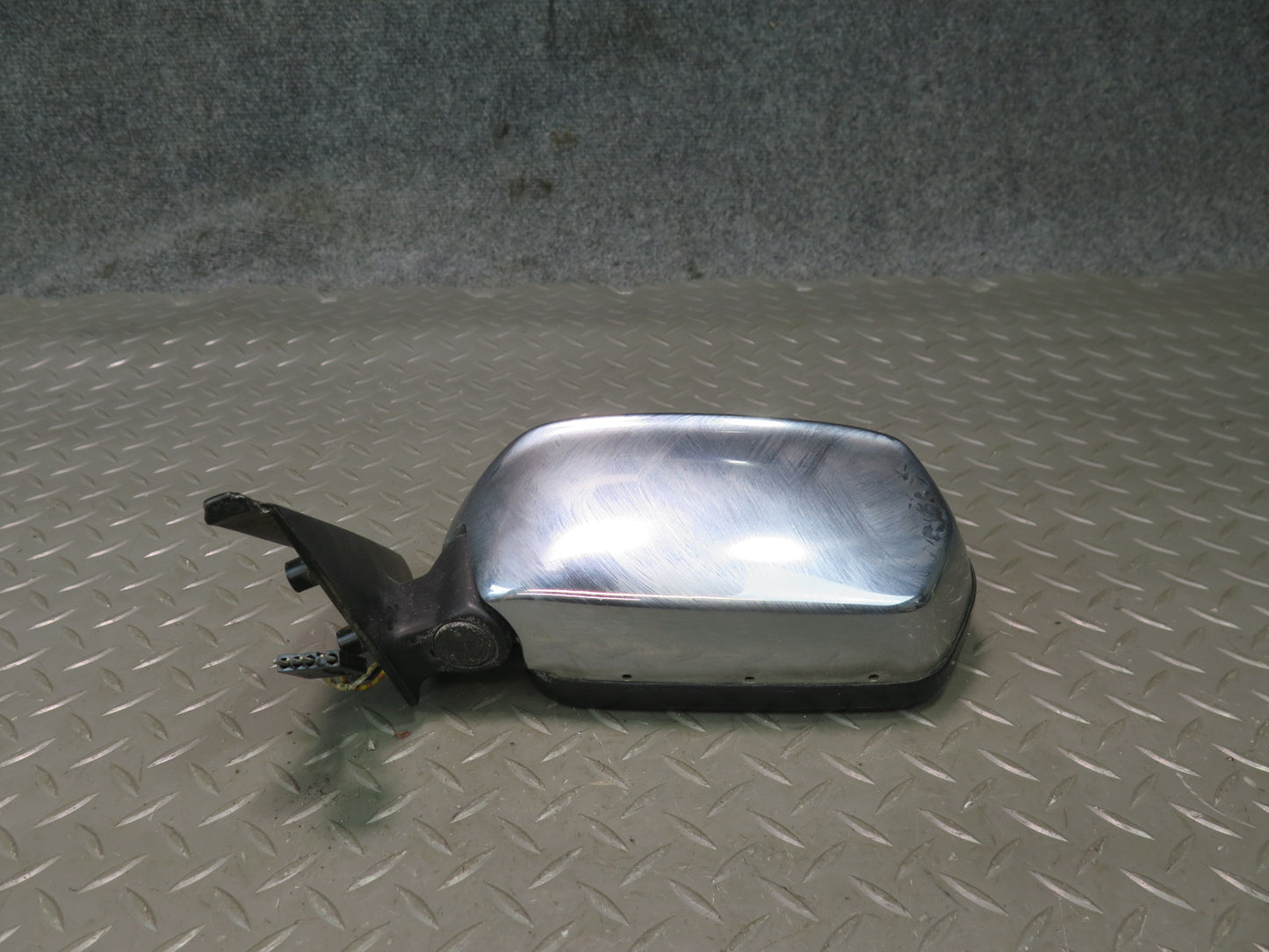80-89 BMW E24 633CSI 635CSI Left Door Side View Heated Power Mirror Chrome OEM