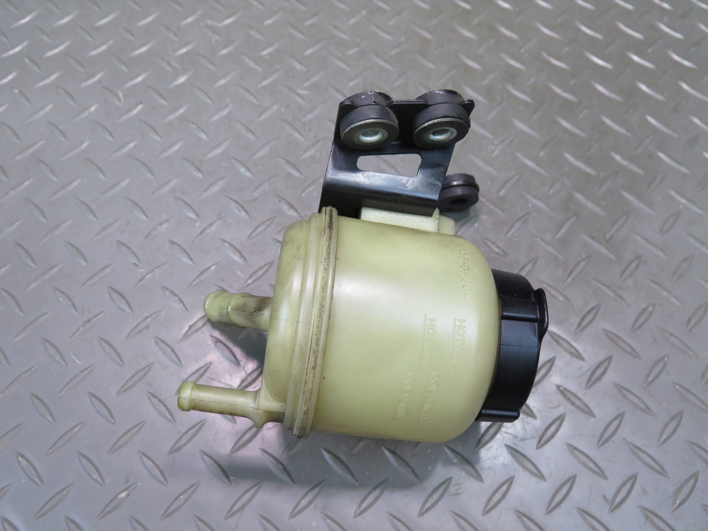 07-09 Nissan 350Z Z33 Convert Power Steering Fluid Reservoir Tank w Bracket OEM