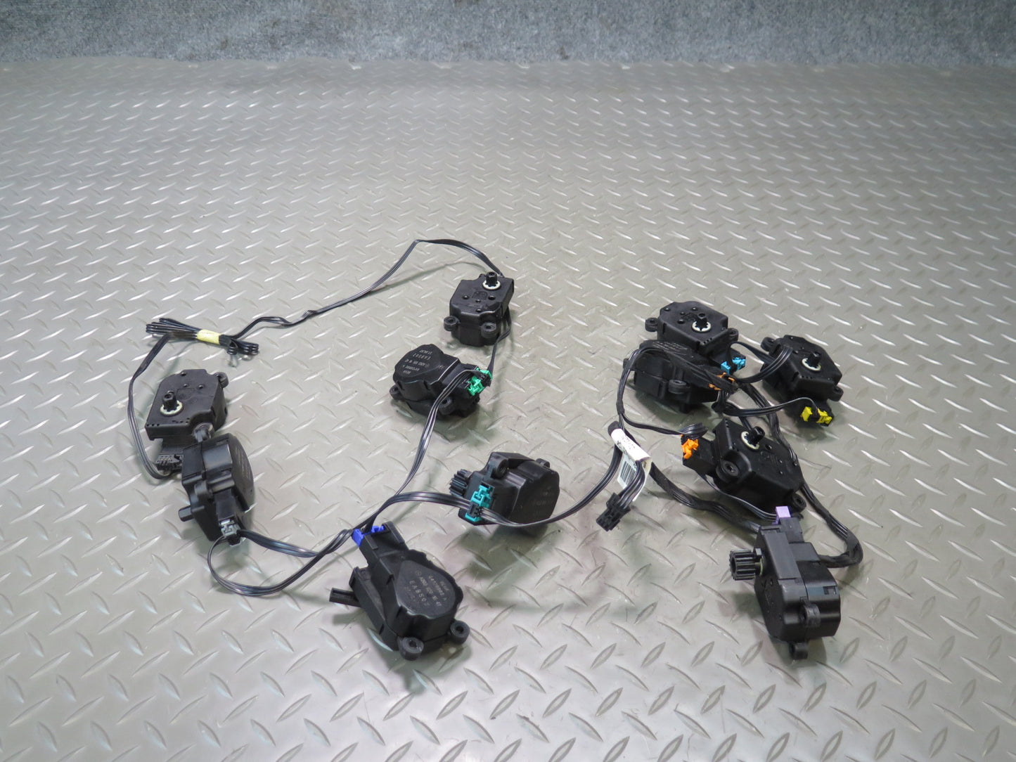 03-12 Mercedes R230 Sl-class A/C Heater Flap Door Actuator Motor Wiring Set OEM