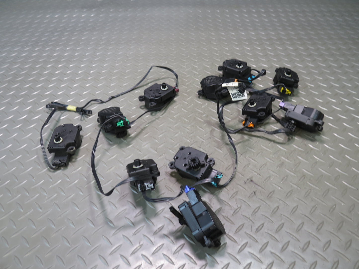 03-12 Mercedes R230 Sl-class A/C Heater Flap Door Actuator Motor Wiring Set OEM