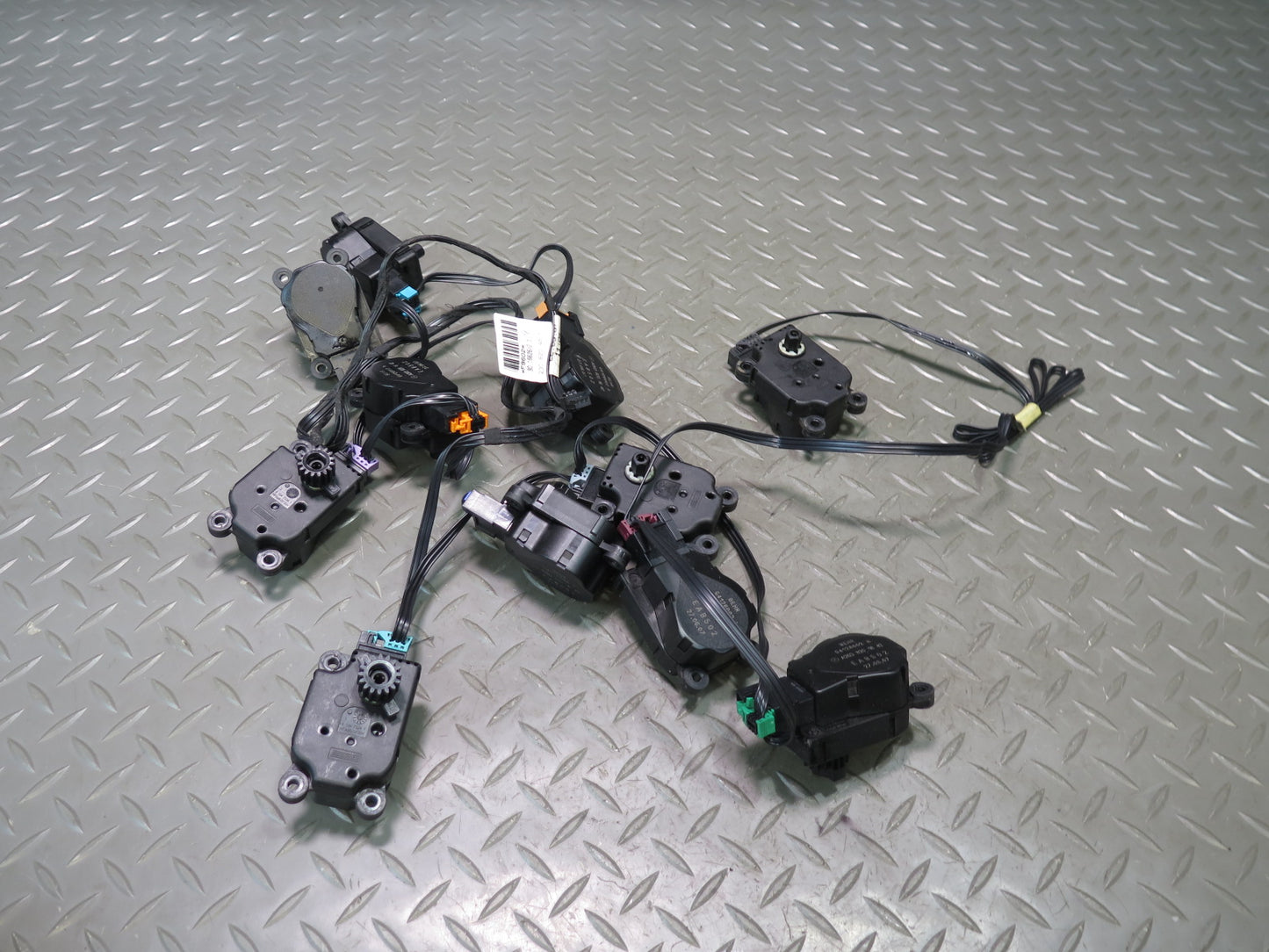 03-12 Mercedes R230 Sl-class A/C Heater Flap Door Actuator Motor Wiring Set OEM