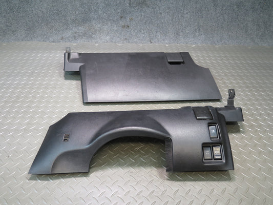 07-09 Nissan 350Z Z33 Conv Dash Right & Left Lower Knee Trim Cover Panel Set OEM