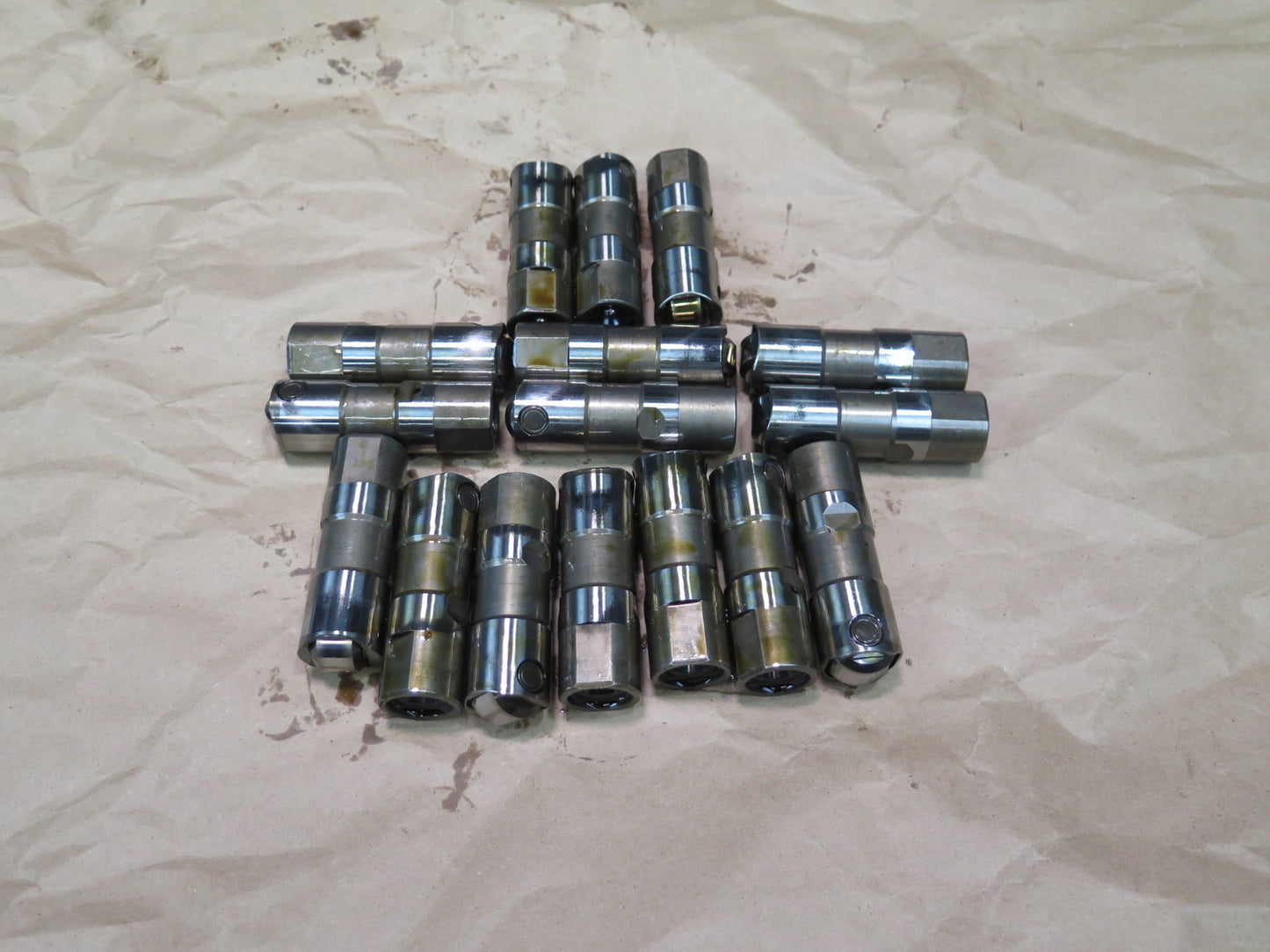 92-93 Chevrolet Corvette C4 V8 5.7L LT1 Set of 16 Engine Valve Lifters 41K OEM
