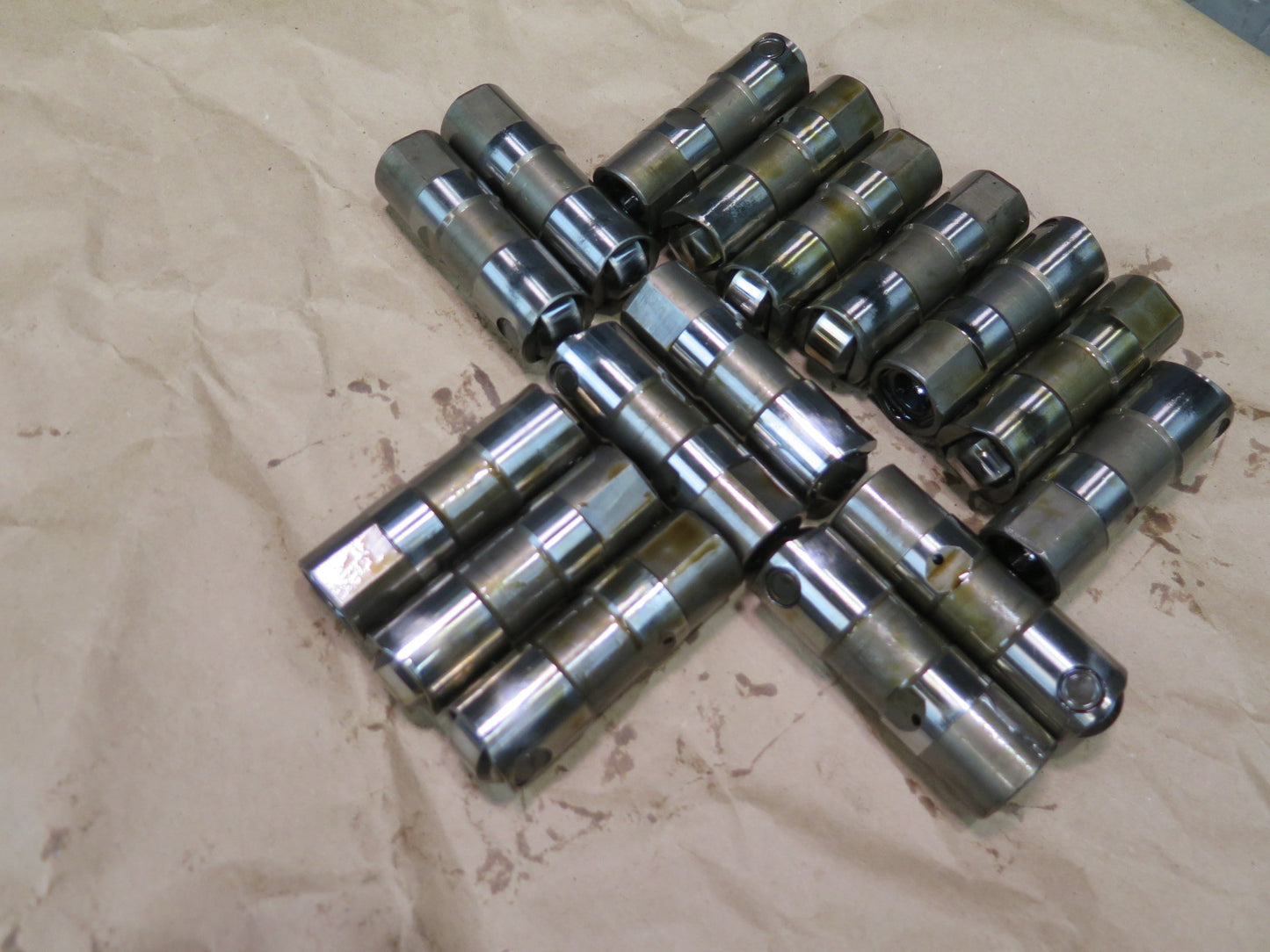 92-93 Chevrolet Corvette C4 V8 5.7L LT1 Set of 16 Engine Valve Lifters 41K OEM