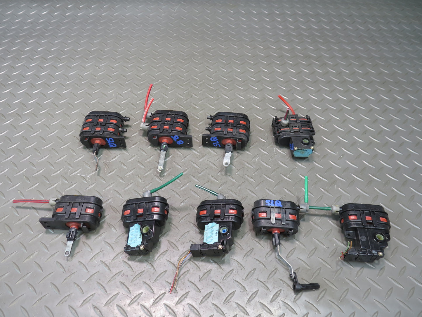 94-02 Mercedes R129 Sl-class Set of 9 A/C Heater Flap Door Actuator Motor OEM