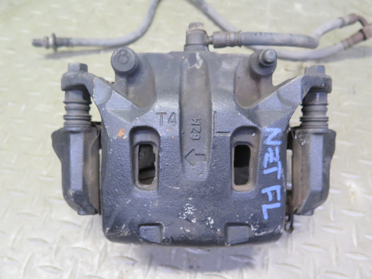 07-09 Nissan 350Z Z33 Set of 2 Front Left & Right Brake Caliper w Hose 101K OEM