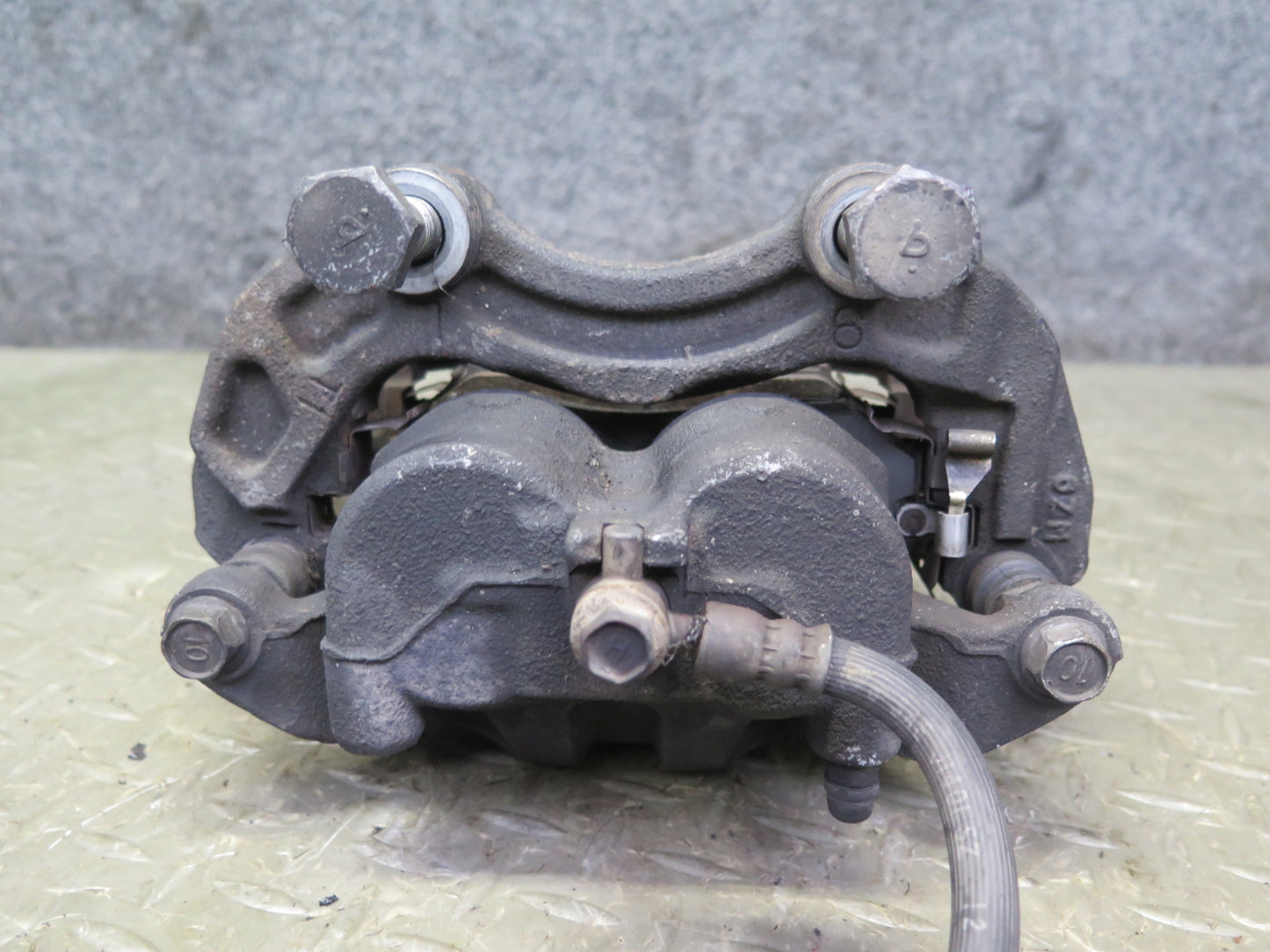 07-09 Nissan 350Z Z33 Set of 2 Front Left & Right Brake Caliper w Hose 101K OEM