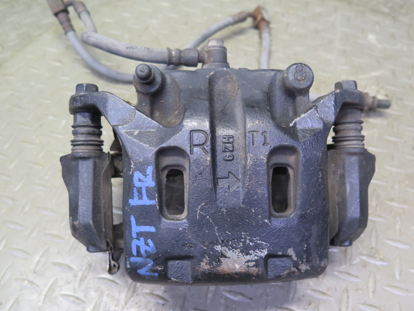 07-09 Nissan 350Z Z33 Set of 2 Front Left & Right Brake Caliper w Hose 101K OEM