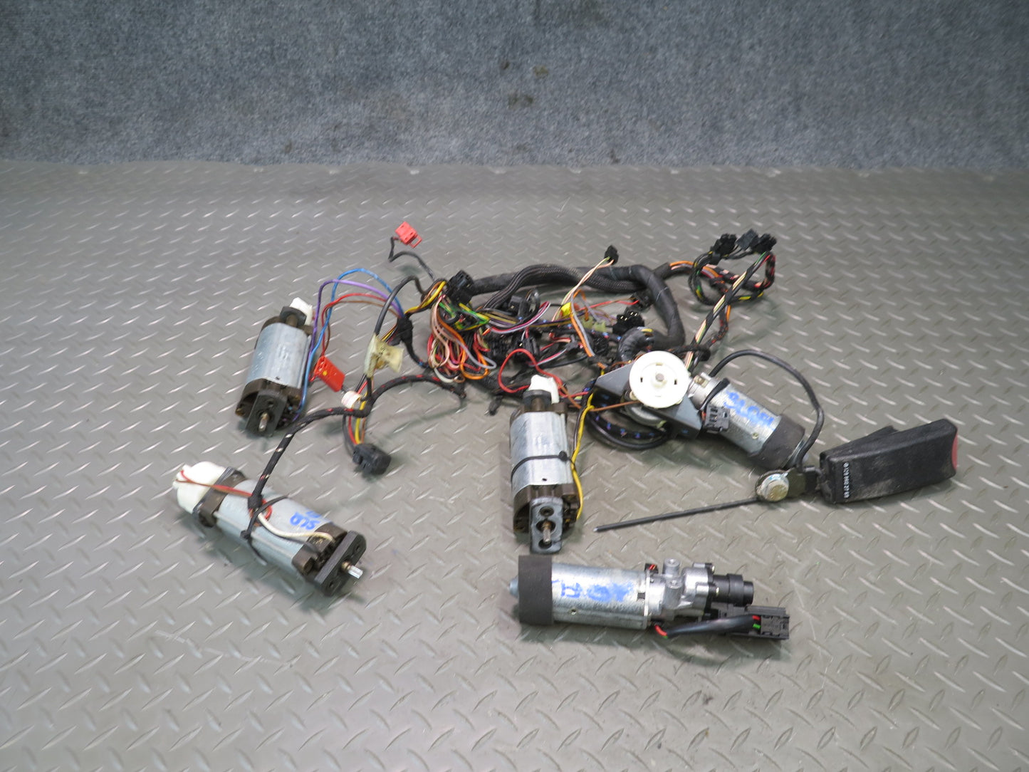 94-02 Mercedes R129 Sl-class Front Left Seat Adjust Motor Wiring Set OEM