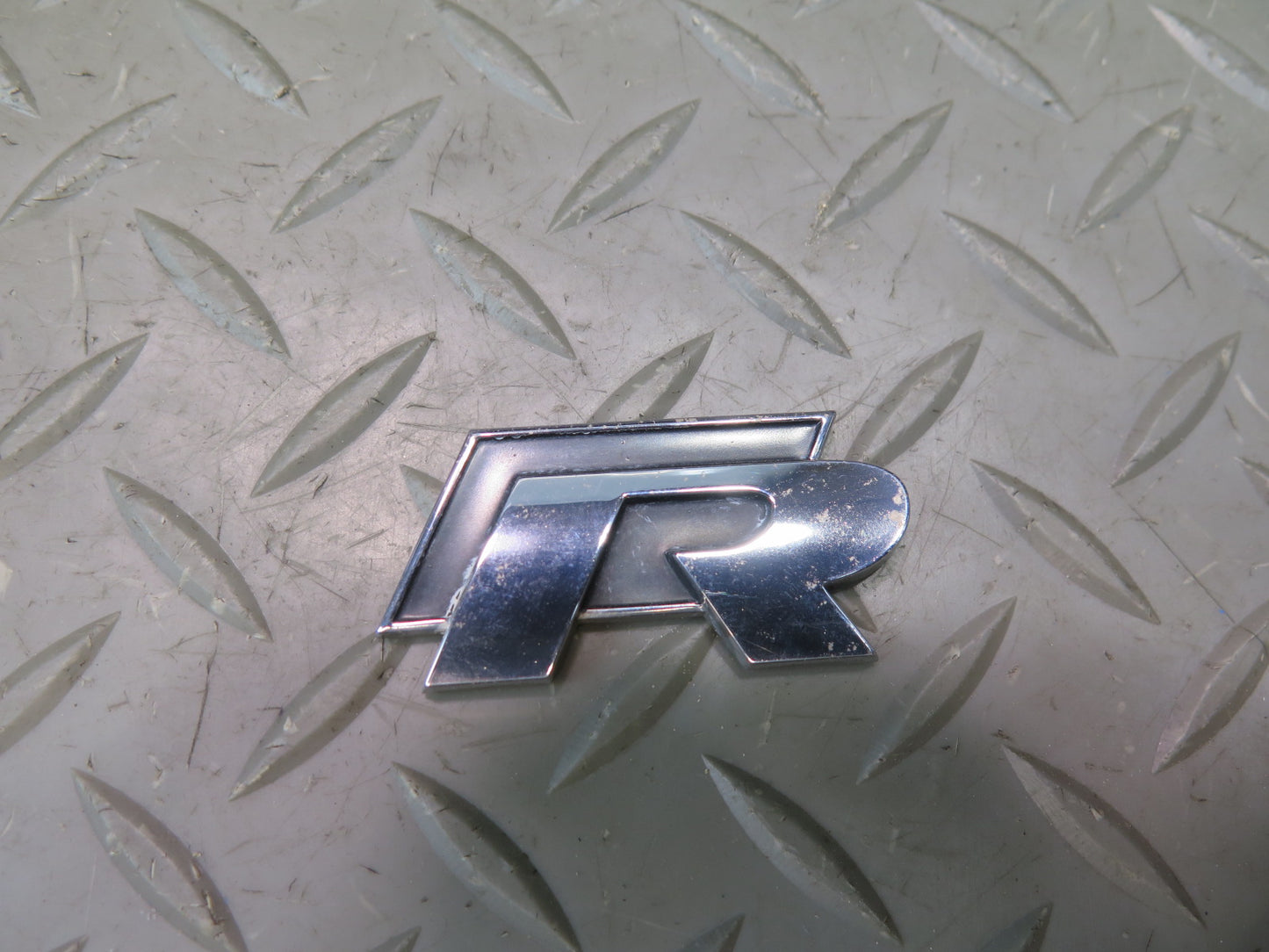 12-13 VW Golf MK6 R Rear Trunk Lid Emblem Logo Badge Symbol Chrome OEM