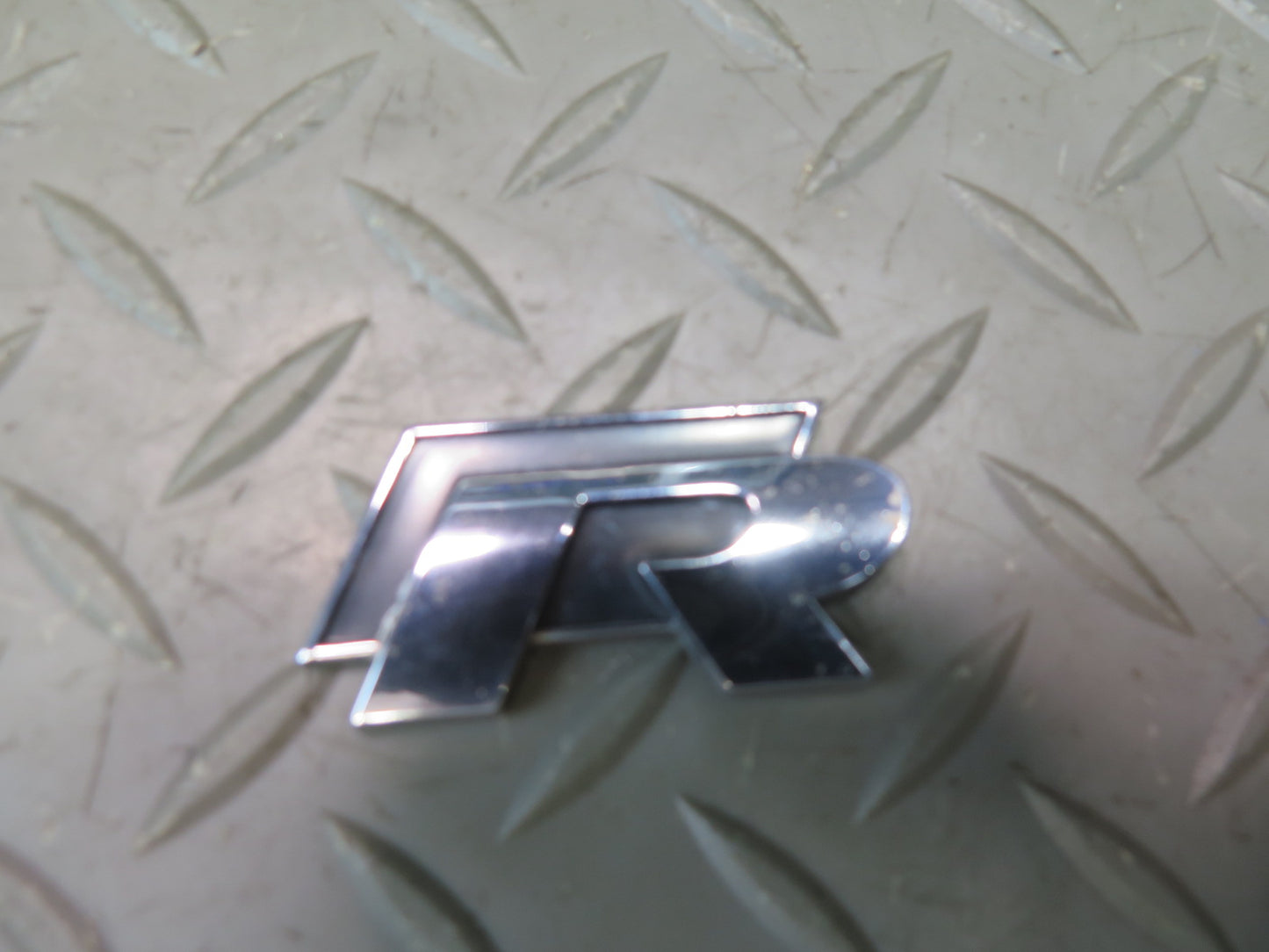 12-13 VW Golf MK6 R Rear Trunk Lid Emblem Logo Badge Symbol Chrome OEM