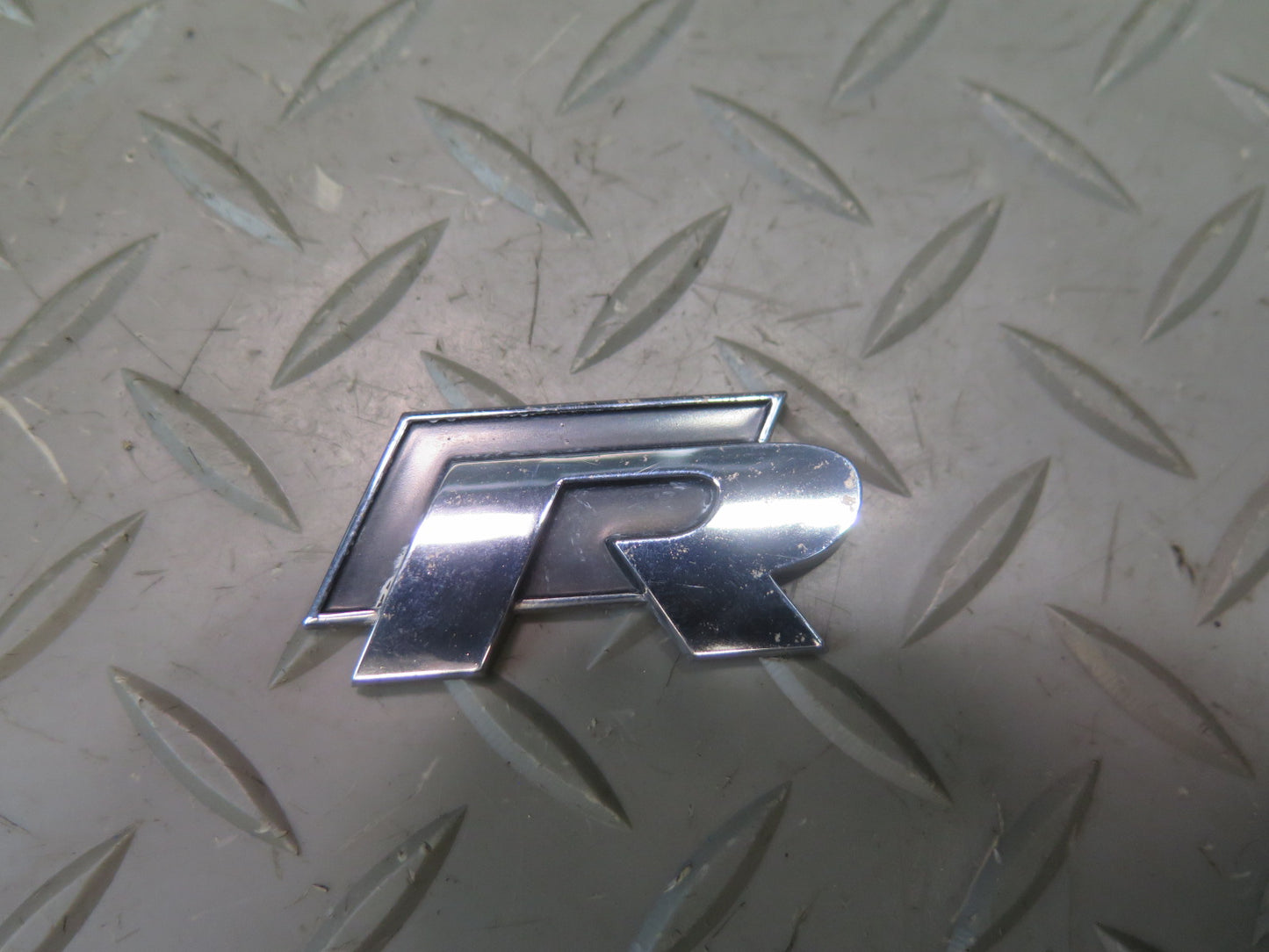 12-13 VW Golf MK6 R Rear Trunk Lid Emblem Logo Badge Symbol Chrome OEM