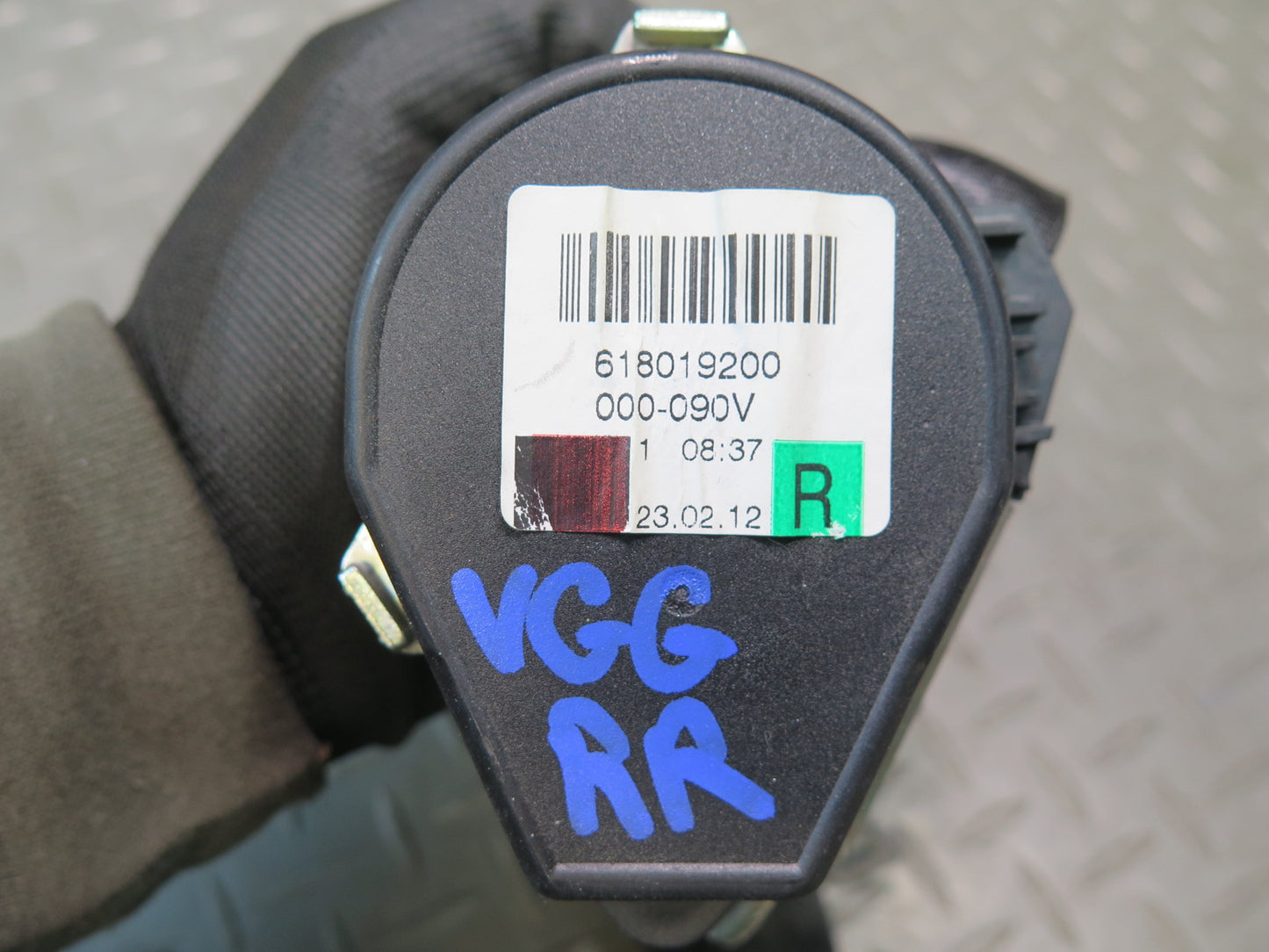 12-13 VOLKSWAGEN VW GOLF R MK6 REAR LEFT RIGHT SIDE SEATBELT RETRACTOR SET OEM