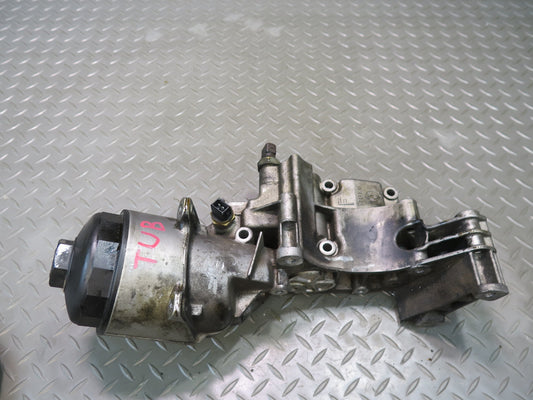 01-06 BMW E46 330ci M54 Engine Oil Filter Housing 1713838 OEM